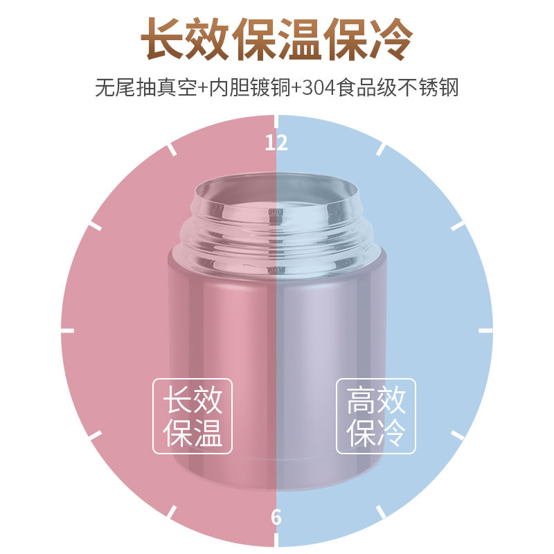 闷骚杯焖锅杯焖粥炆烧壶便携煮杯蒙闷热燘烧杯二层闷烧壶高真空-图2