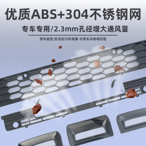 适用于26款哈弗猛龙PLUS卡扣式防虫网中网保护罩进气口防尘网改装 - 图3