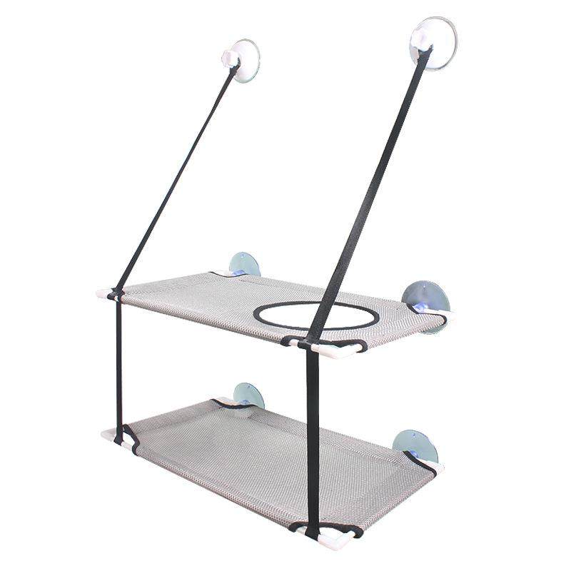 新款猫吊床吸盘挂式阳光窗台宠物窝夏季透气可拆洗猫窝戏耍爬架床,淘宝优惠券,粉丝福利购,淘宝优惠卷