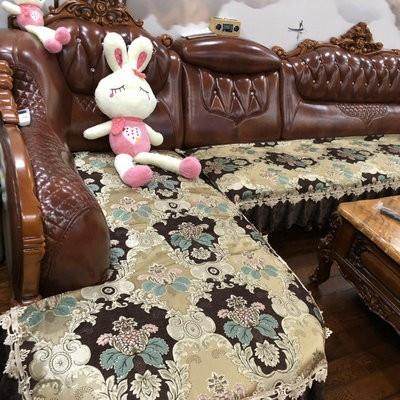 欧式沙发垫提花四季美式LU型贵妃沙发套罩皮布沙发均可一件,淘宝优惠券,粉丝福利购,淘宝优惠卷