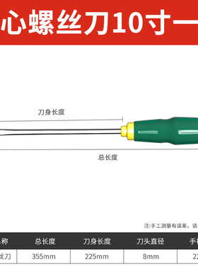 十字一字敲击螺丝刀套装穿心螺丝刀梅花改锥工具多功能平口起子
