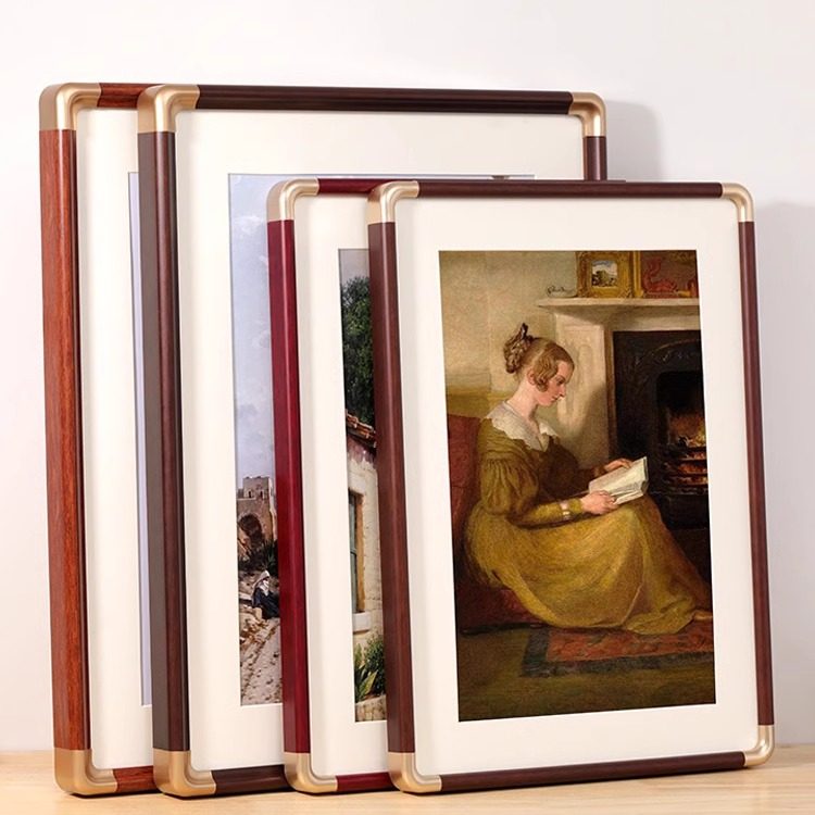 实木画框定制相框空框装裱中式简约挂墙a34k8开大小任意尺寸外框,淘宝优惠券,粉丝福利购,淘宝优惠卷