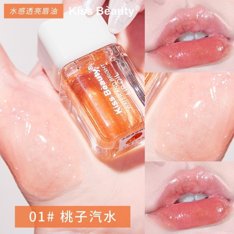 Water Lip Mirror Water Lip Gloss Lip Glaze Transparent Glass - 图2