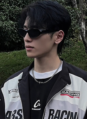 欧美星芒古巴项链高级感钛钢小众