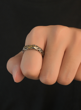 原创「图腾」自律戒指男小众设计