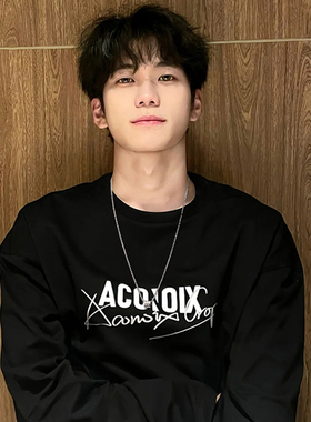 毛衣链男士项链潮牌钛钢不掉色