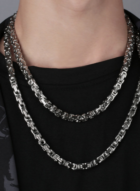 帝王古巴项链男潮帅气高级感嘻哈