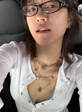 中古爱心复古锁骨链轻奢高级感