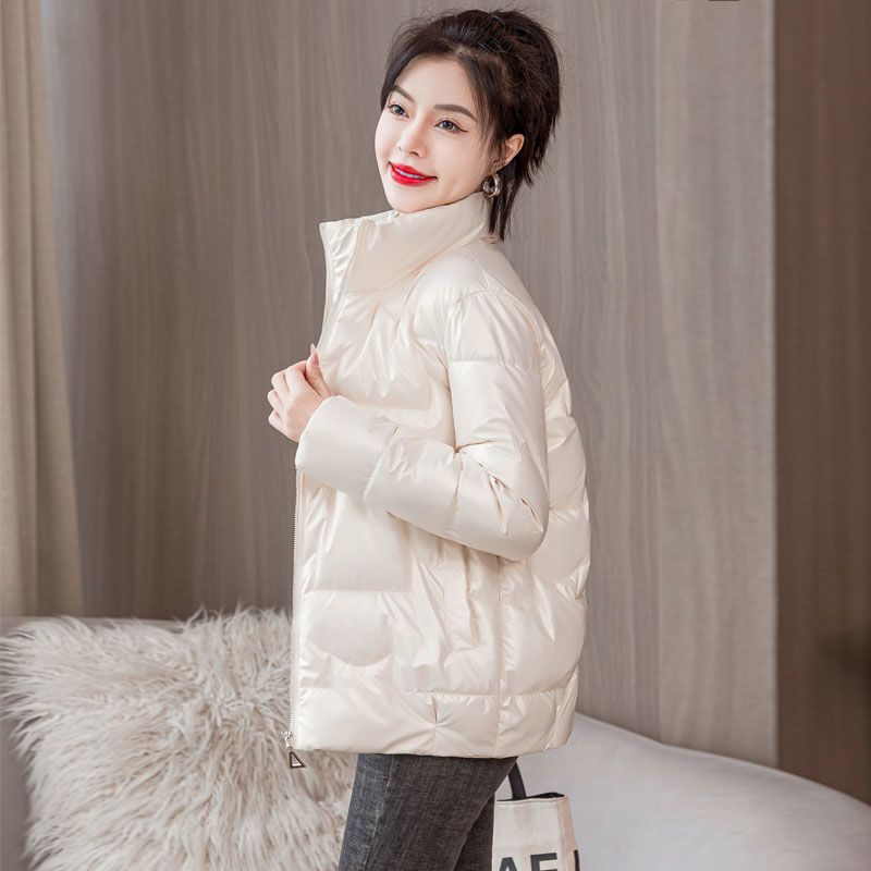 大码棉衣女羽绒棉服修身显瘦遮肉棉袄