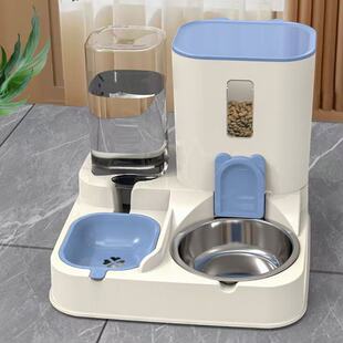 宠物自动喂食器猫碗狗碗猫咪饭碗饮水一体机