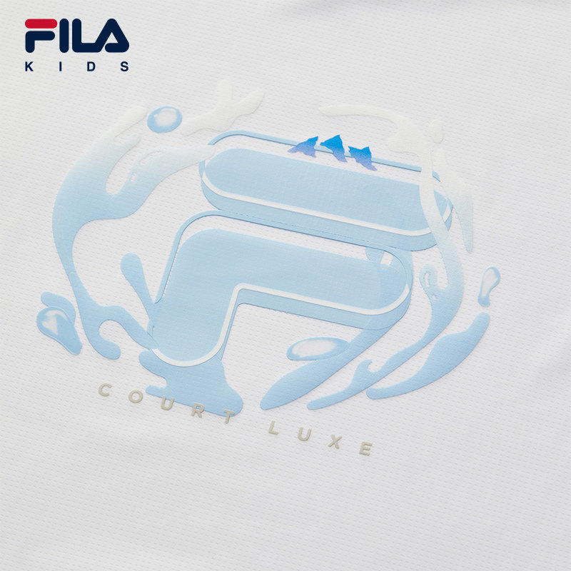 FILA斐乐儿童童装套头T恤2025年夏季新款男中大童透气休闲短袖衫,淘宝优惠券,粉丝福利购,淘宝优惠卷