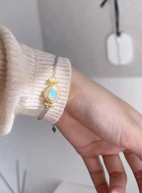 孤品捡漏炫彩欧珀S925银现货现发