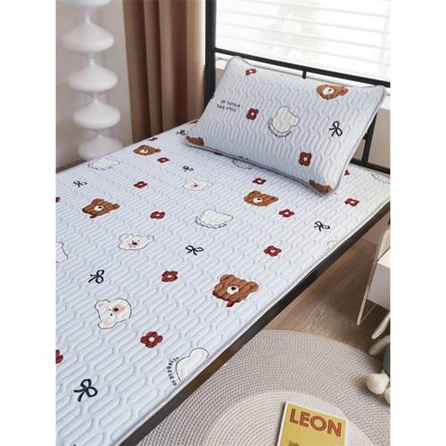 夏季乳胶凉席学生宿舍单人空调软凉席一1米2二儿童冰丝席子可机洗 - 图2