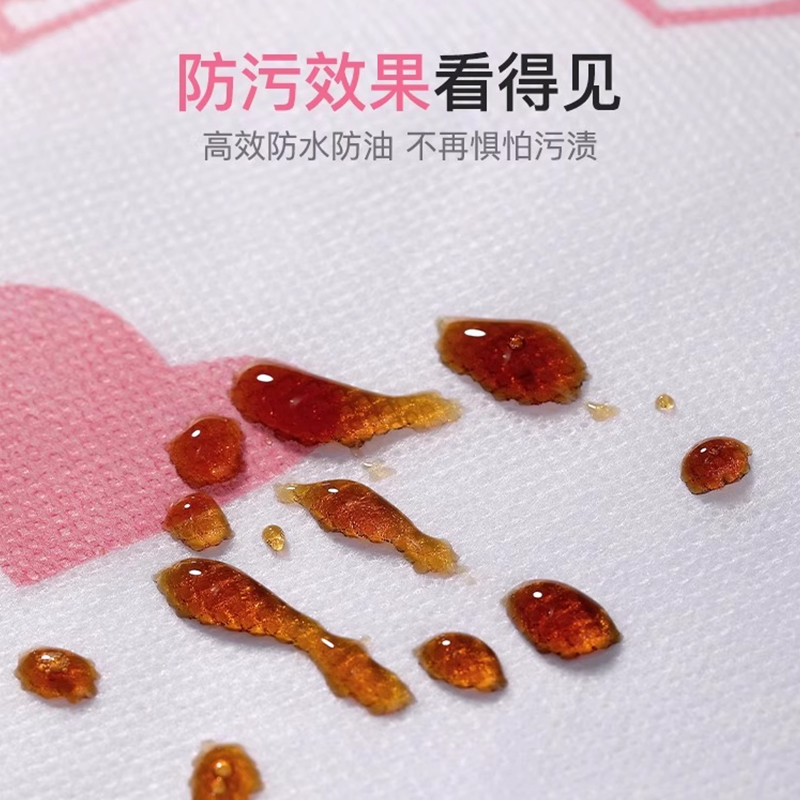 一次性无纺布围裙餐饮成人用餐火锅防水防油罩衣特厚专用吃饭围兜