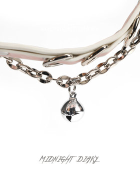 Midnight Diary高端蛇纹项圈原创小众设计choker女情侣礼物牵引绳