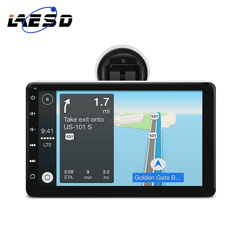 新款7寸无线Carplay安卓Anroi Auto汽车导航便携式GPS倒车影像