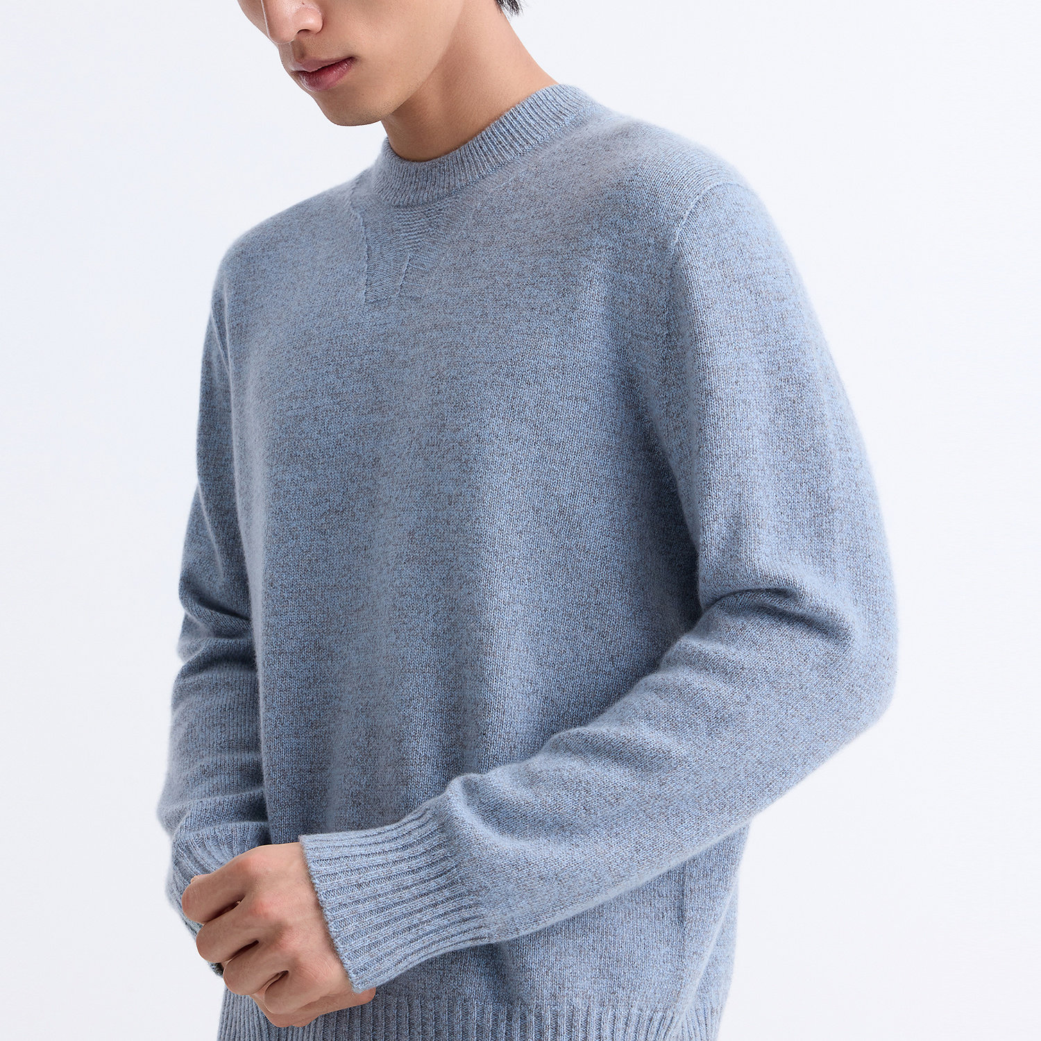 ERDOS 男装羊绒衫25年新品初绒圆领全成型工艺超弹针织衫,淘宝优惠券,粉丝福利购,淘宝优惠卷