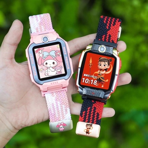 适用小天才电话手表表带Z11/Z10/Z9/Z8/Z6Pro少年版Q2A/Q3/U5/N5/Z6/Z2编织运动表带Z7磁扣表带Z6S/Z7S/D3S - 图1