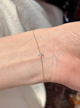 金色极细mini星星手链女2026新款