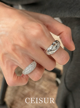 爆闪不规则戒指女款个性ins小众