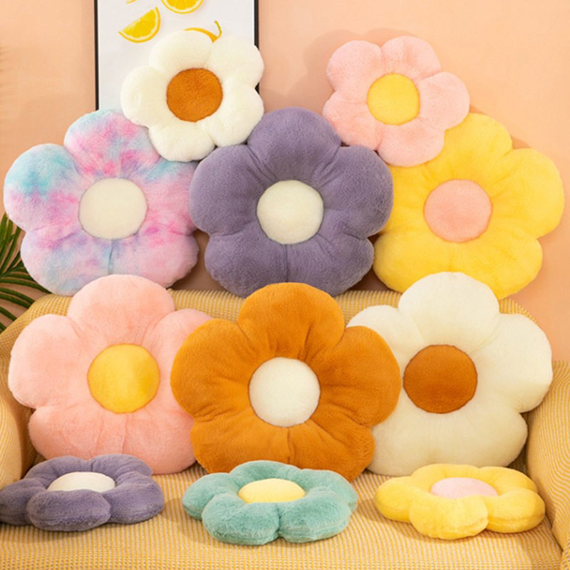 Sunflower petal pillow flower bedside