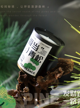 桔子香薰蜡烛文创复古伴