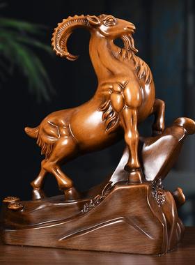 领头羊摆件工艺品十二生肖羊老板领导办公桌客厅摆设公司开业礼品