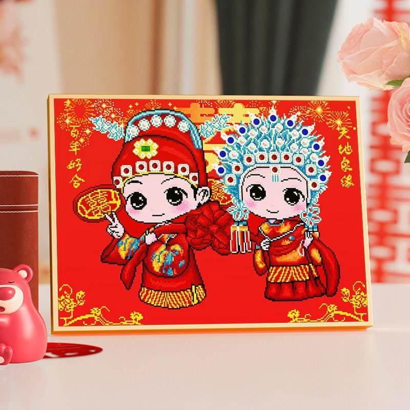 5d钻石画2025新款客厅满钻结婚新婚礼物手工自制diy砖贴画十字绣,淘宝优惠券,粉丝福利购,淘宝优惠卷