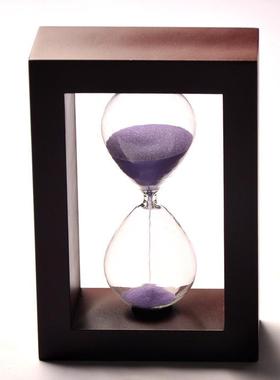 3/10分钟木框沙漏计时器创意家居摆件生日礼物刻字送老师同学女友