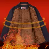 Зимняя бархатная утепленная эластичная куртка, свободный крой