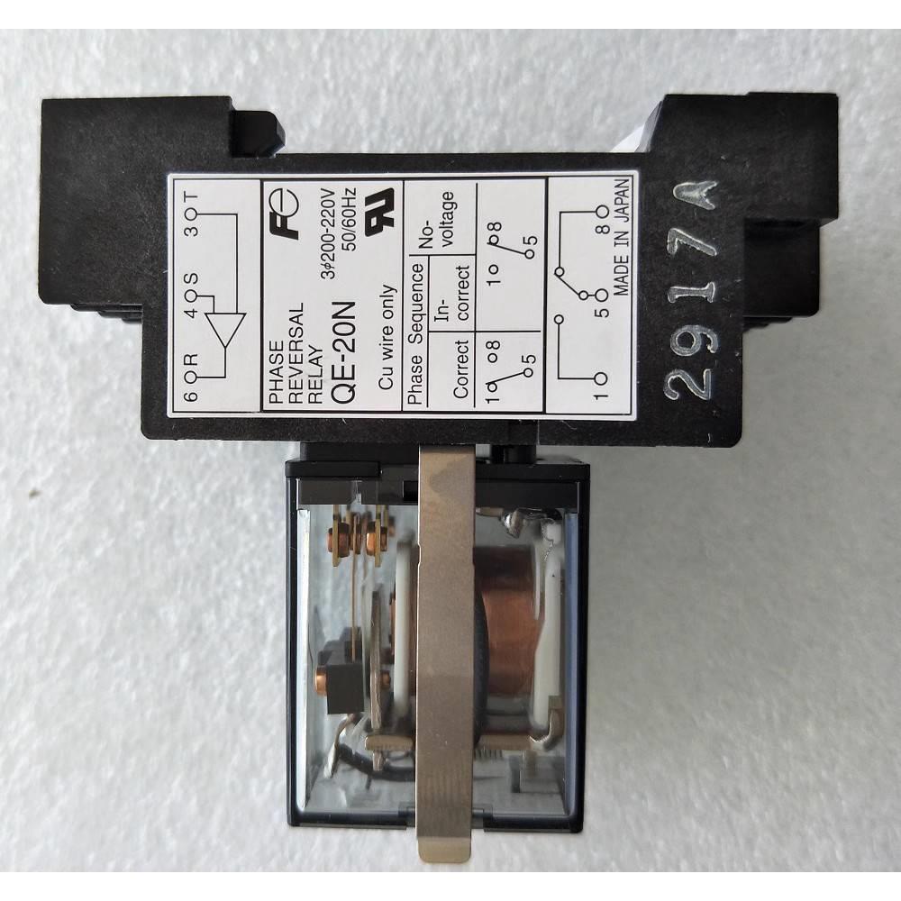 日本进口富士FUJI相序保护继电器QE-20N 200-220V 50/60Hz - 图1