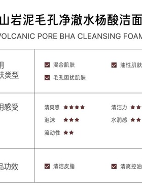 火山岩泥洗面奶清爽控油洁面