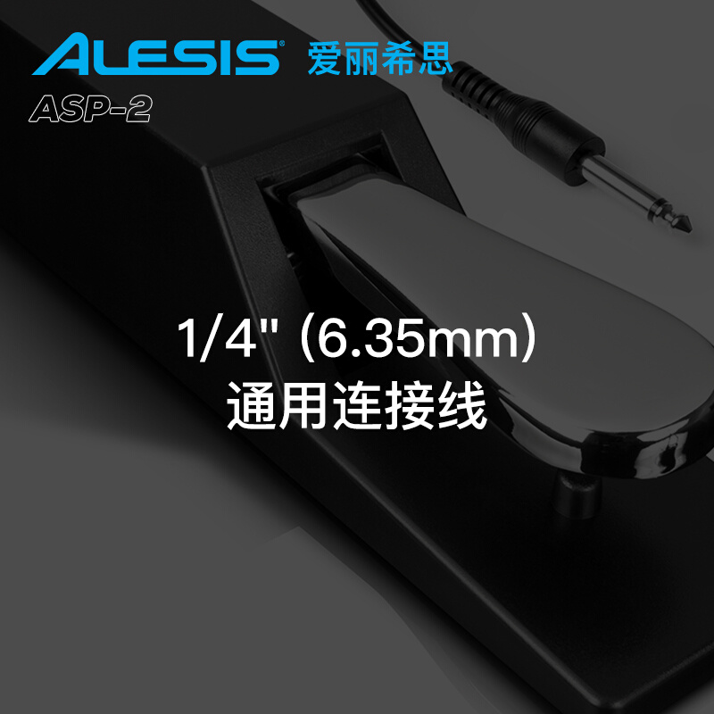 爱丽希思ALESIS ASP-2键盘延音踏板乐器通用配件 - 图0