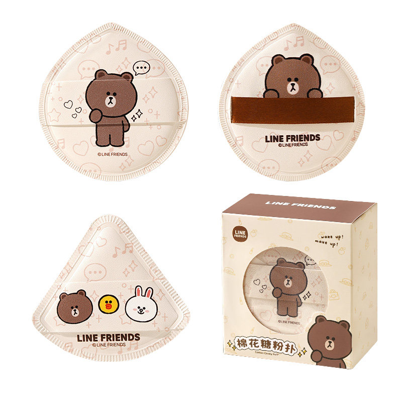 布朗熊粉扑超软不吃粉可爱气垫棉花糖粉底液专用美妆蛋干湿两用饼,淘宝优惠券,粉丝福利购,淘宝优惠卷