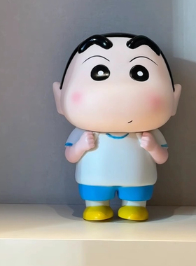 青蛙蜡笔小新摆件入户门玄关摆件客厅桌面装饰电视柜饰品家居好物