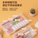 Office card business card with lid box cotton swab membership card storage box transparent classification plastic storage box card bag box