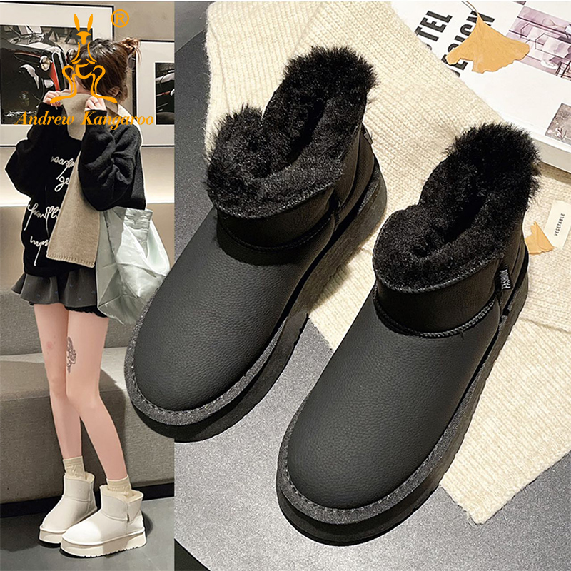 Andrew Kangaroo安德鲁袋鼠两穿厚底毛毛雪地靴时尚休闲加绒ht_羽绒服 工厂直销_女鞋-第2张图片-提都小院 Andrew Kangaroo安德鲁袋鼠两穿厚底毛毛雪地靴时尚休闲加绒ht_羽绒服 工厂直销_女鞋-第2张图片-提都小院