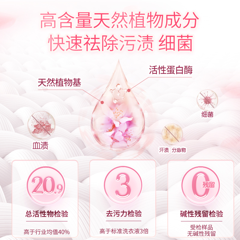立白好爸爸内衣内裤洗衣液除菌除螨抑菌母婴通用洗涤剂去血渍正品