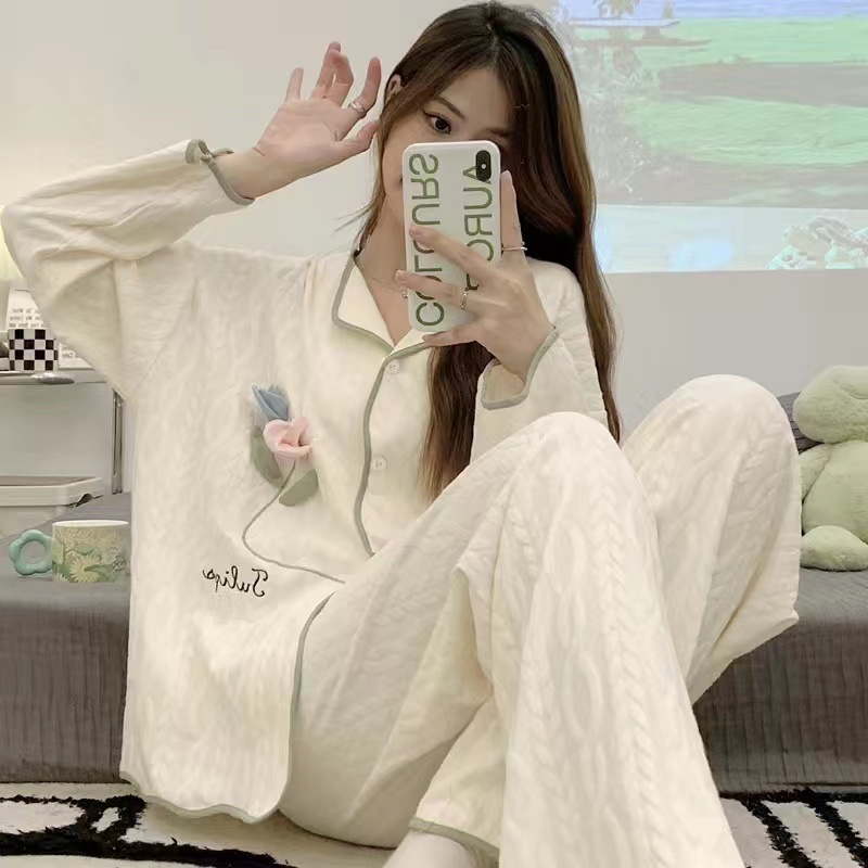 【多色可选】网红新款睡衣春秋款居家服套装