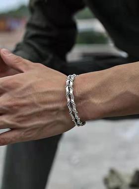 时尚手工编织双层竹节手镯个性复