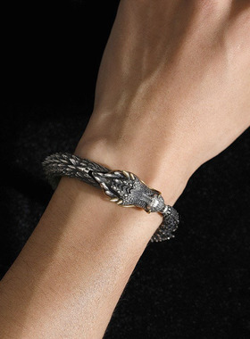 新款手工制作男女士个性复古龙头