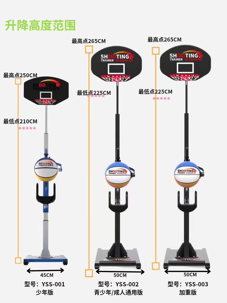 标准篮球投篮姿势矫正训练器投篮训练投篮机球馆篮球训练辅助器材 - 图2
