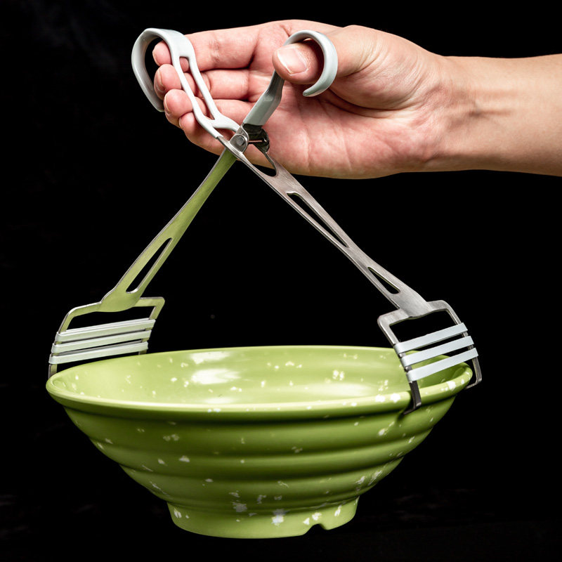 厨房工具防烫夹子 不锈钢取碗夹盘器 蒸锅硅胶防滑神器三爪提盘器,淘宝优惠券,粉丝福利购,淘宝优惠卷