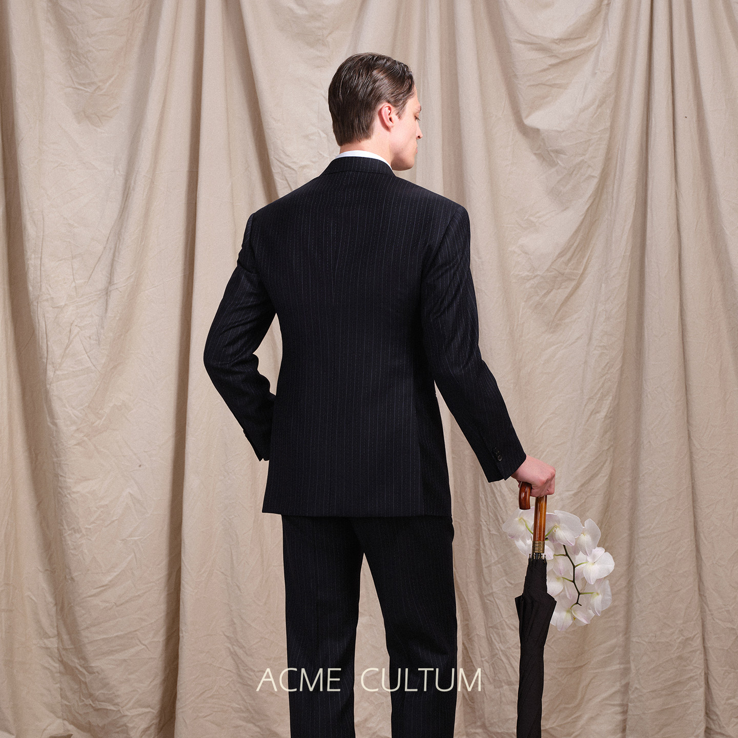 Acme cultum线上专属定制服务意大利LORO PIANA 130S条纹西服套装,淘宝优惠券,粉丝福利购,淘宝优惠卷