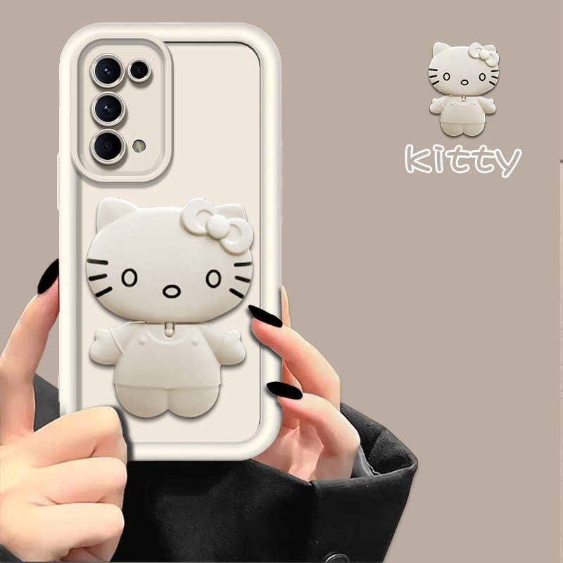 适用于opporeno5手机壳reno13保护套reno10个性创意reno9不顶膜reno14镜头全包reno12镜子猫咪支架reno6新款,淘宝优惠券,粉丝福利购,淘宝优惠卷