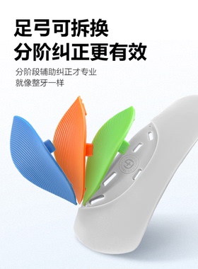 成人儿童扁平足足弓矫正超薄鞋垫高足弓支撑足外翻塌陷内八字直腿