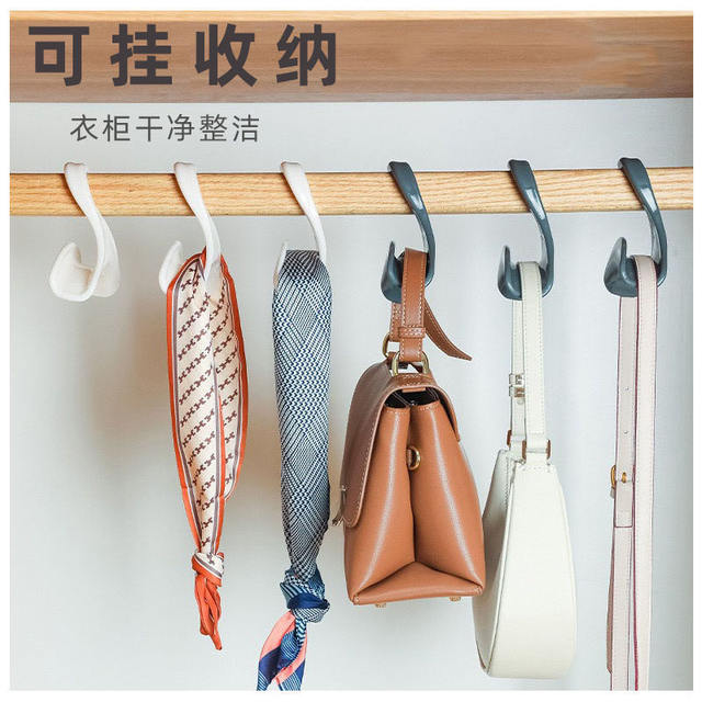 Multifunctional bag hook wardrobe storage tool