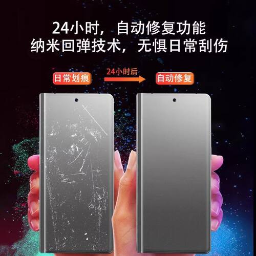 三星fold5手机膜zfold3/4电竞磨砂水凝膜w23/W24折叠内外屏三星Galaxy侧边w26内外屏幕W22全包fold7高清磨砂 - 图1
