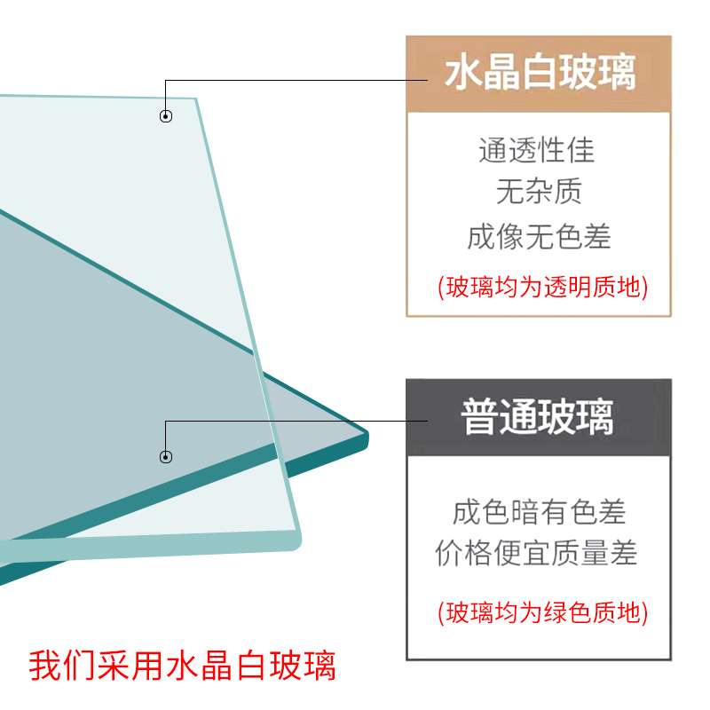 镜子全身穿衣镜落地家用女生卧室壁挂贴墙ins风立体挂墙试衣镜 - 图2