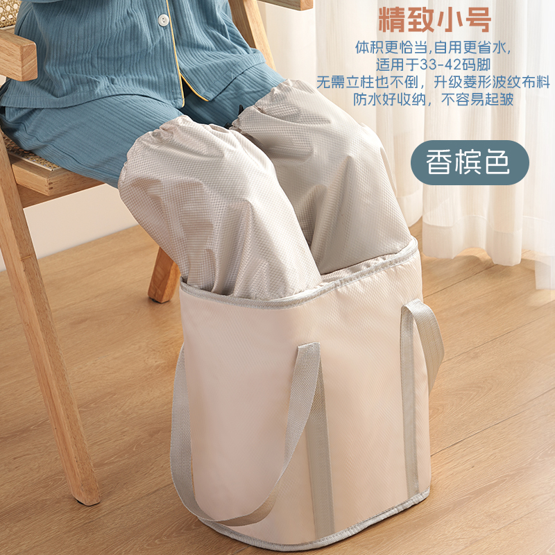 蒸膝盖家用可折叠过小腿便携加高深泡脚桶过膝加热保温熏蒸足浴盆